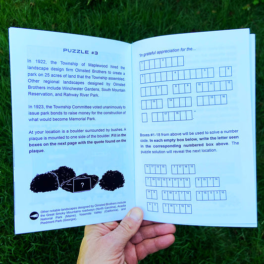 Clue Town: Memorial Park Scavenger Hunt Game