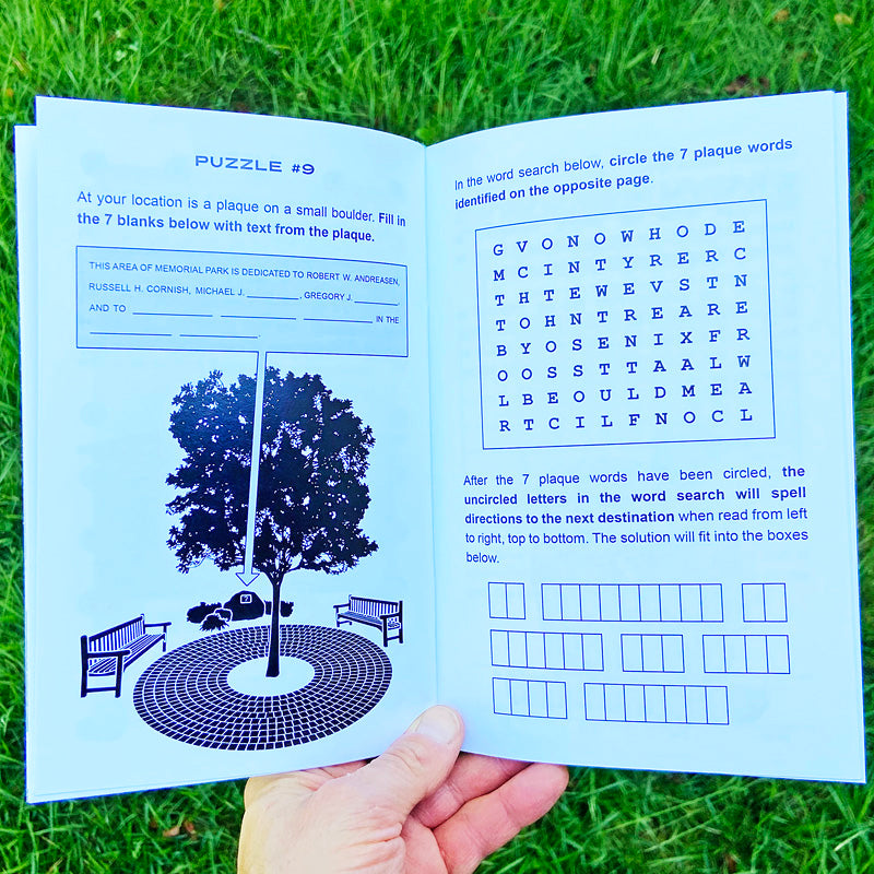Clue Town: Memorial Park Scavenger Hunt Game