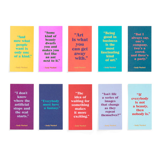 Andy Warhol Philosophy Correspondence Cards (Boxed Set)
