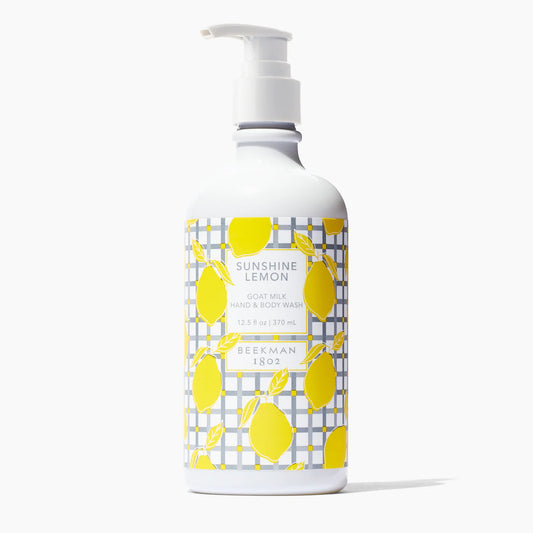 Hand & Body Wash | 12.5 oz Pump Bottle - Sunshine Lemon