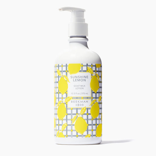 Goat Milk Hand Cream | 12.5 oz Pump Bottle - Sunshine Lemon