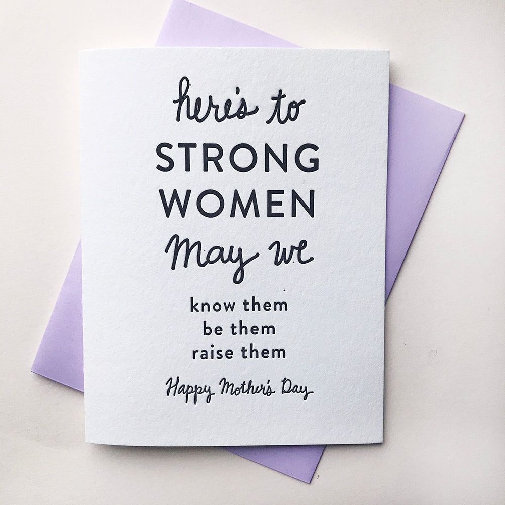 Strong Women Card