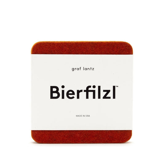 Graf Lantz Square Felt Coaster 4-pack (choose color)