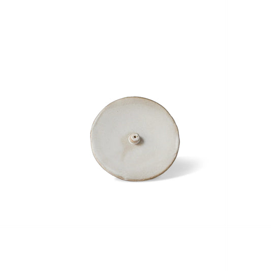 Light Gray Clay Incense Holder