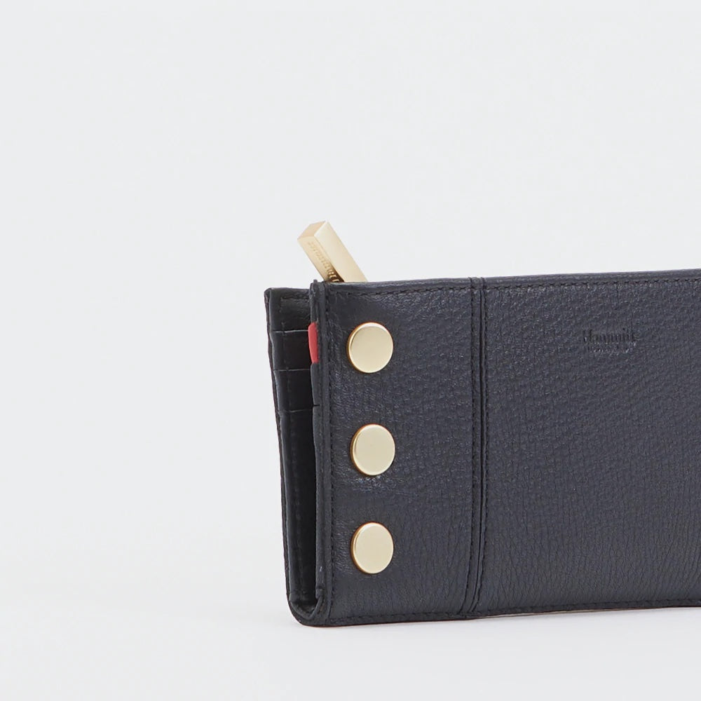 Hammitt 110 North Wallet - Black/Brushed Gold