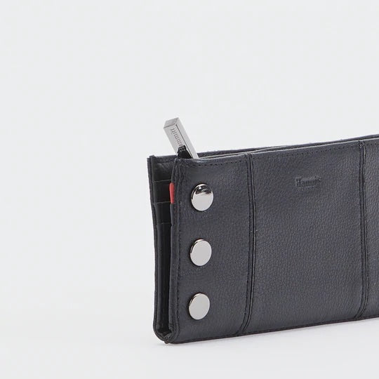 Hammitt 110 North Wallet - Black/Gunmetal