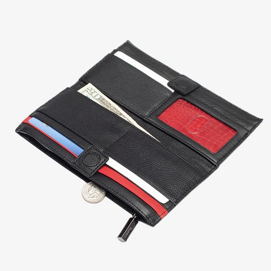 Hammitt 110 North Wallet - Black/Gunmetal