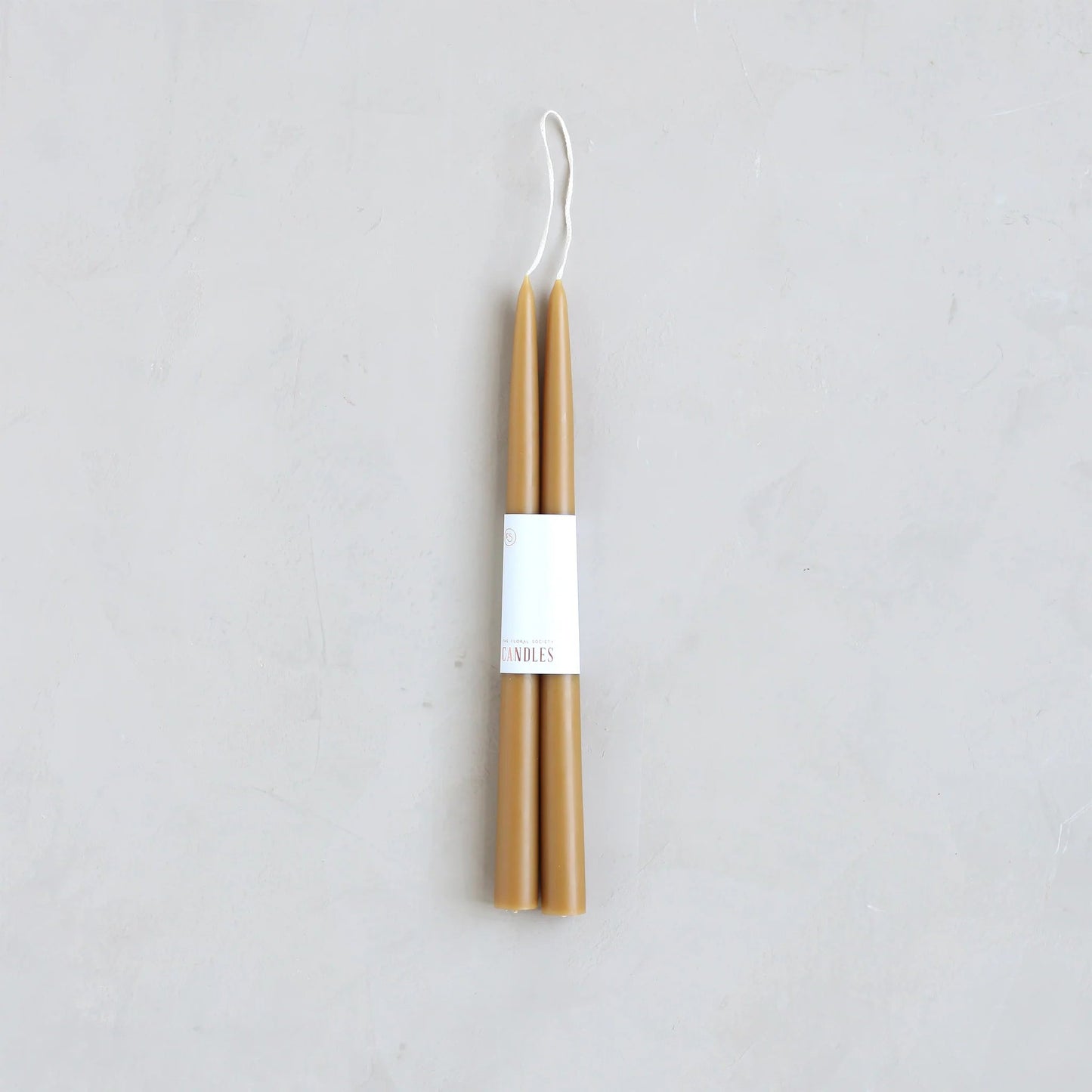 12-inch Dipped Taper Candles - Miel