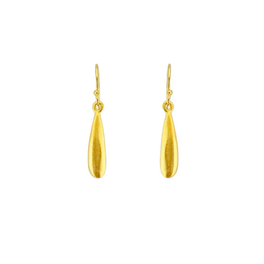 Small Drop Earrings - Gold Vermeil