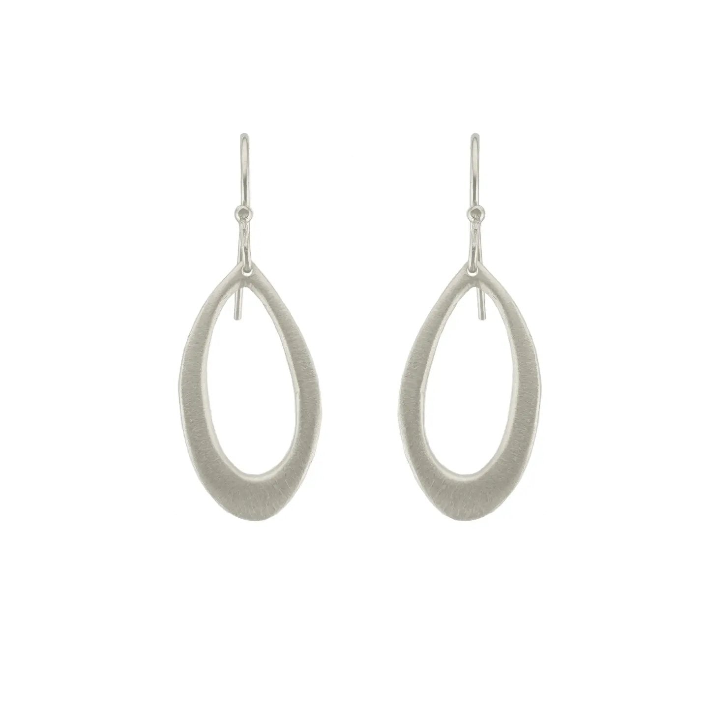 Small Leaf Earrings - Sterling Silver