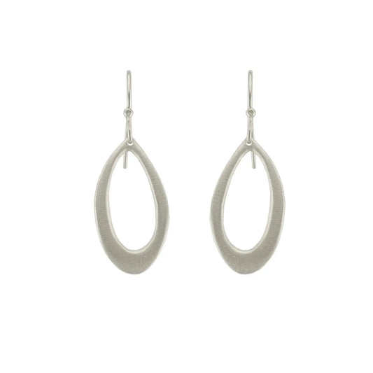 Small Leaf Earrings - Sterling Silver
