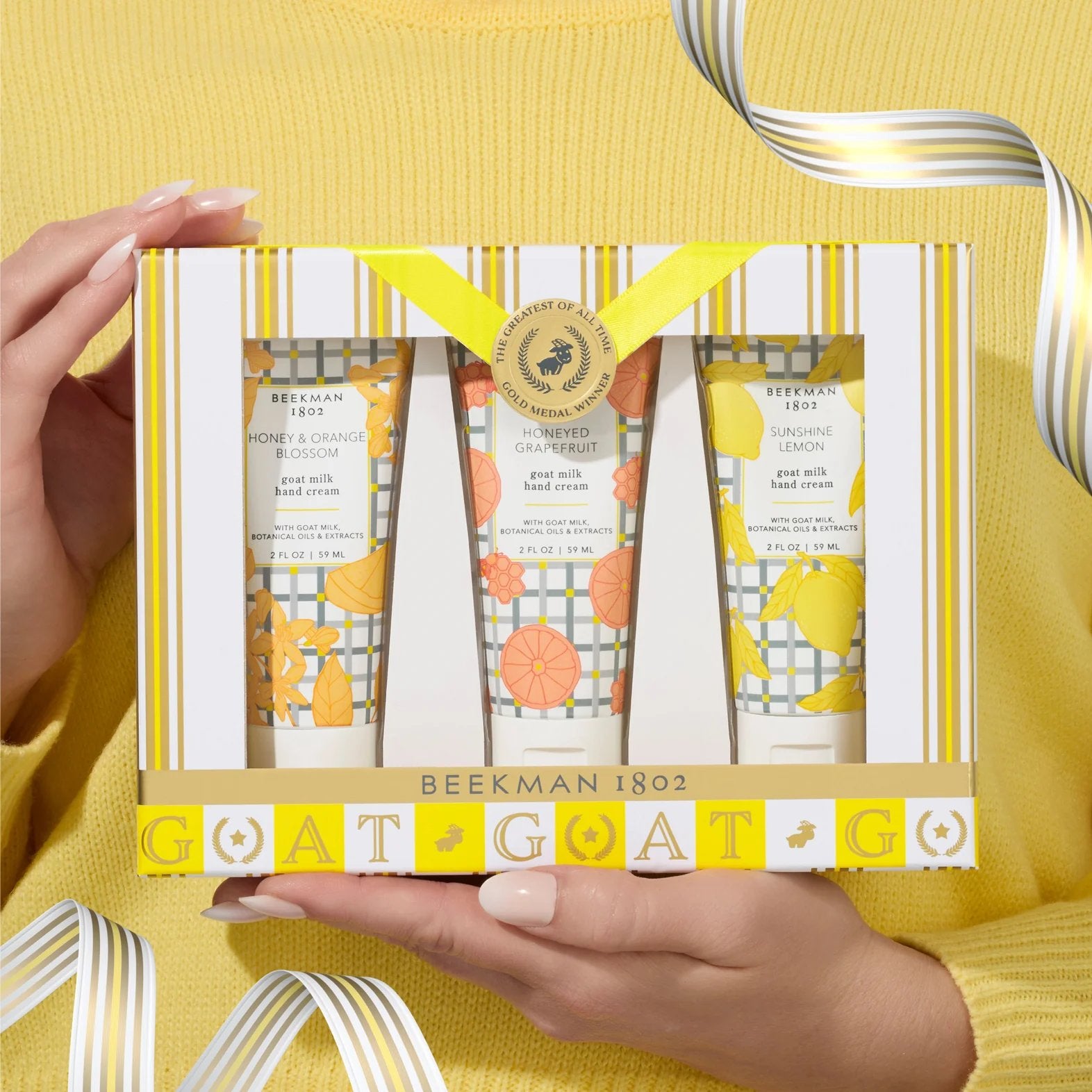 Goat Milk 3-Piece Hand Cream Gift Set