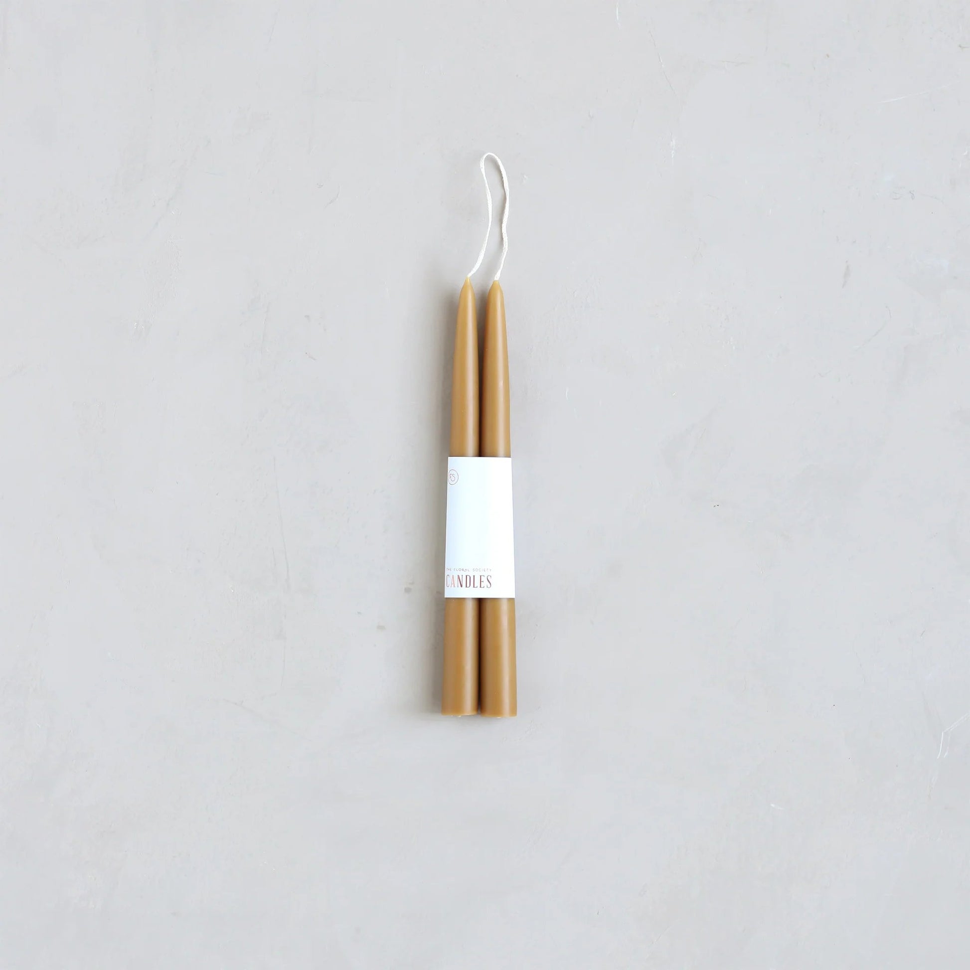 9-inch Dipped Taper Candles - Miel