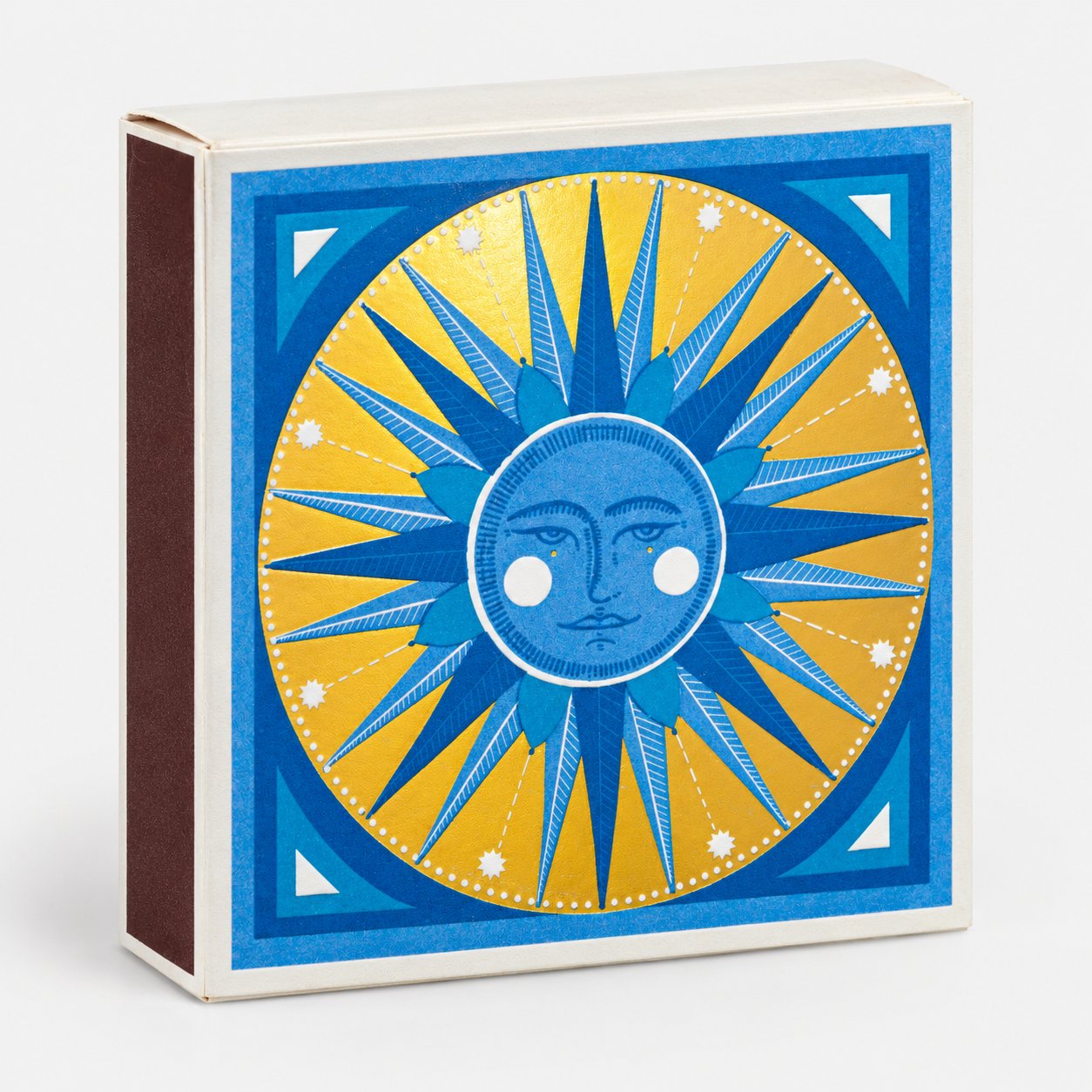 Decorative Square Safety Matches – Golden Sun