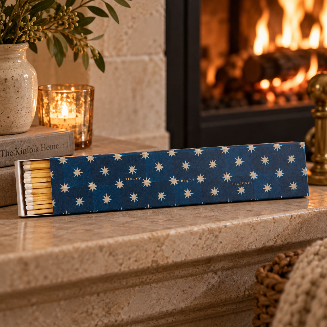 XL Safety Matches – Navy Starry Night
