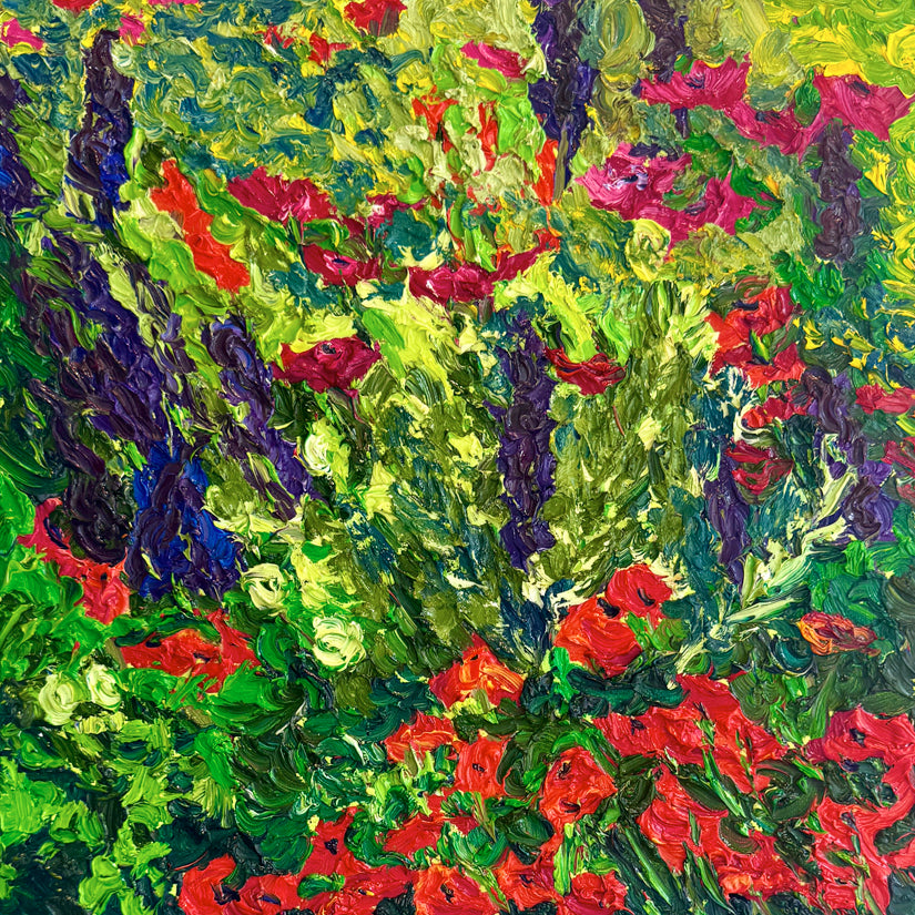 Poppies & Salvia