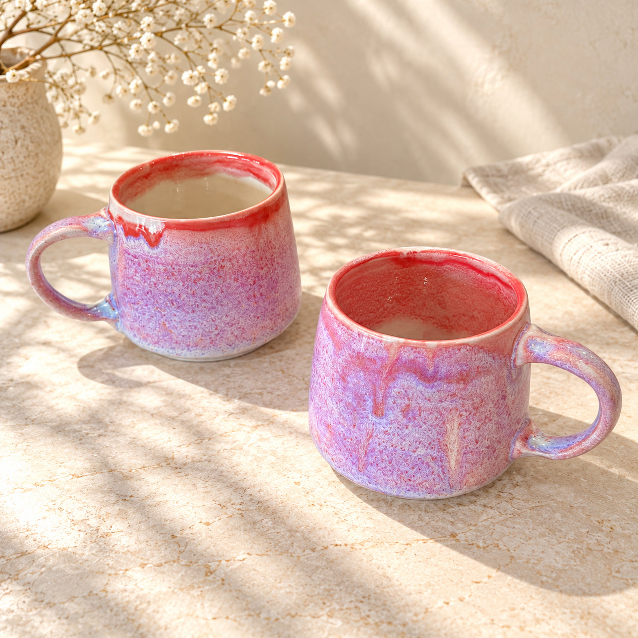 Porcelain Mug – Pink Opal