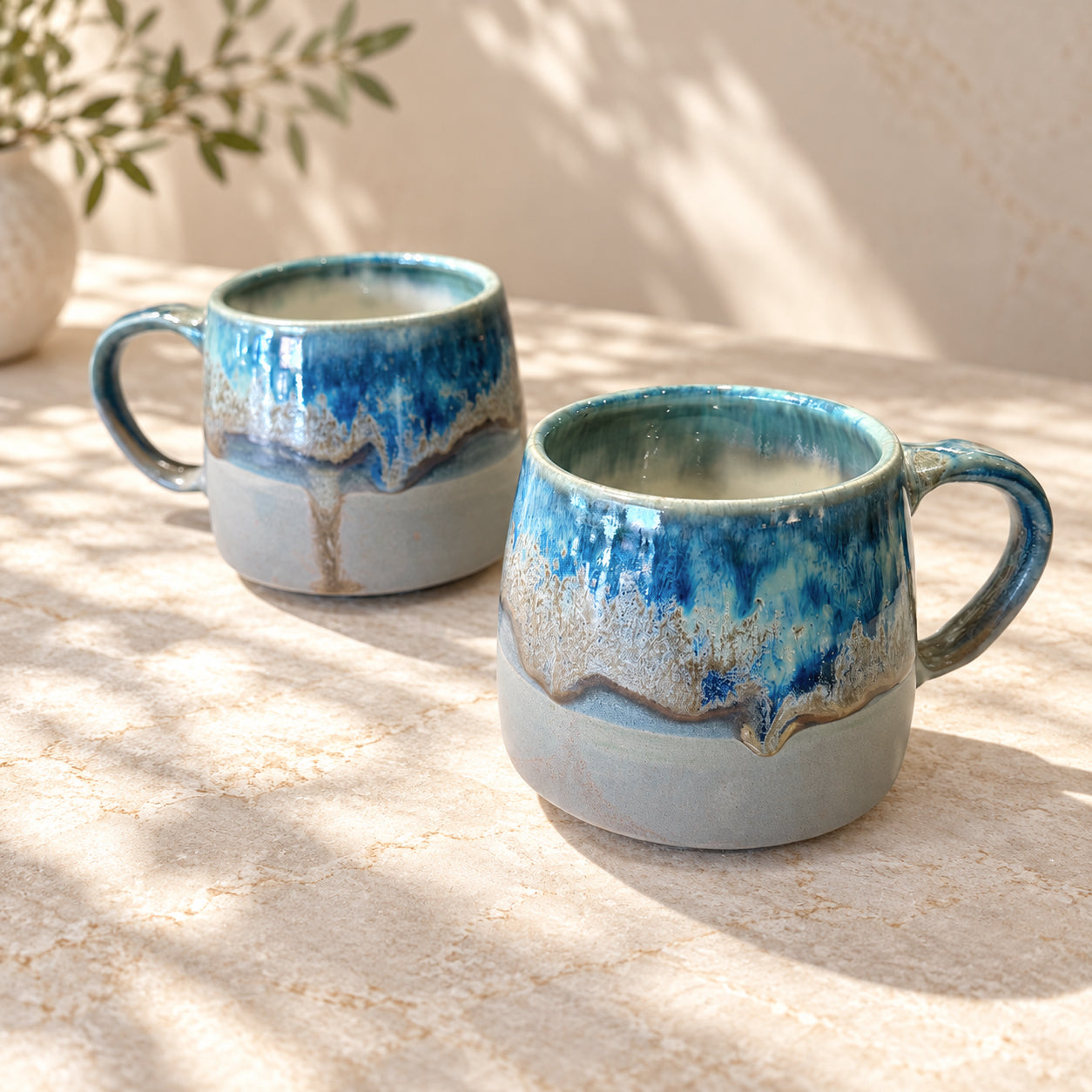 Porcelain Mug – Coastal Tide
