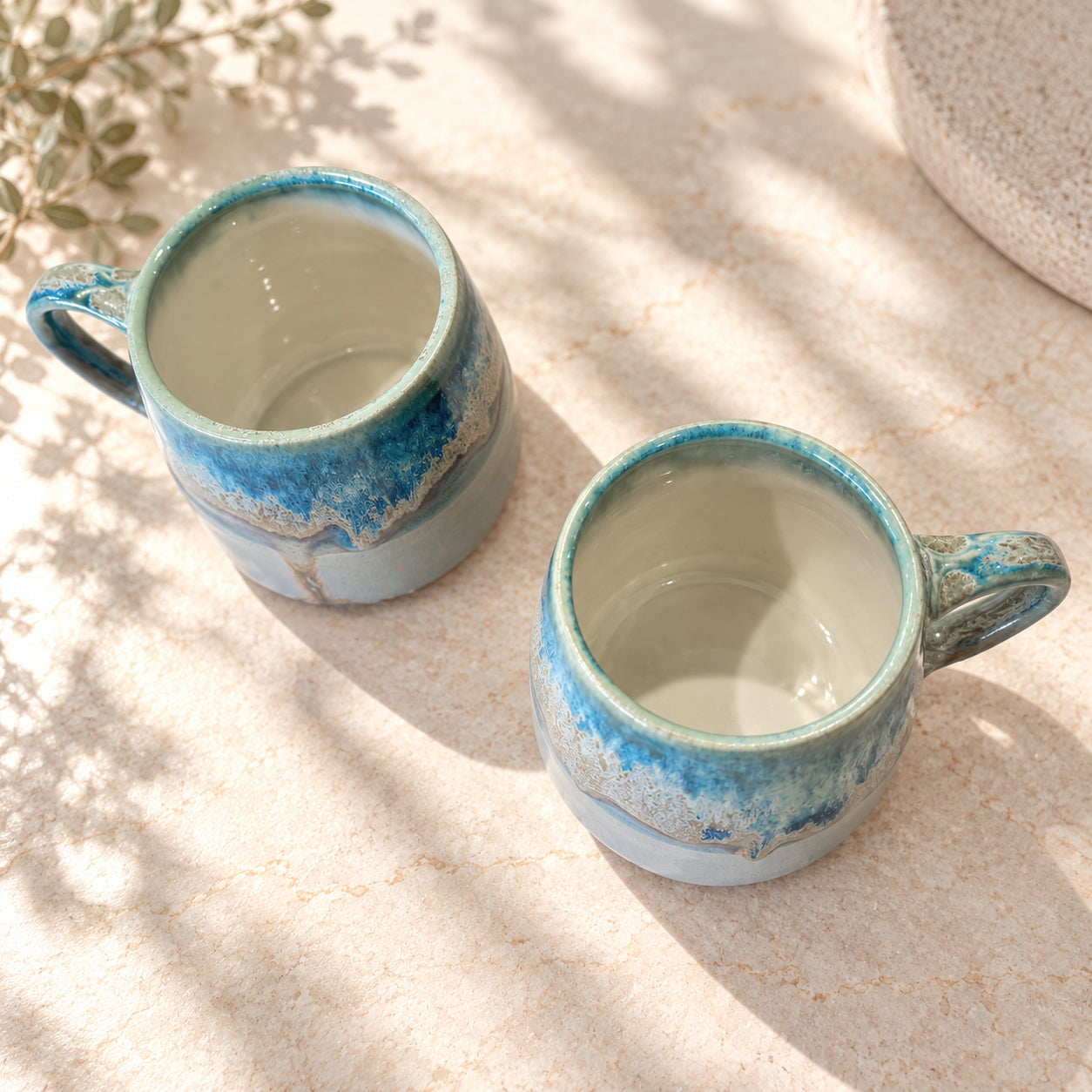 Porcelain Mug – Coastal Tide