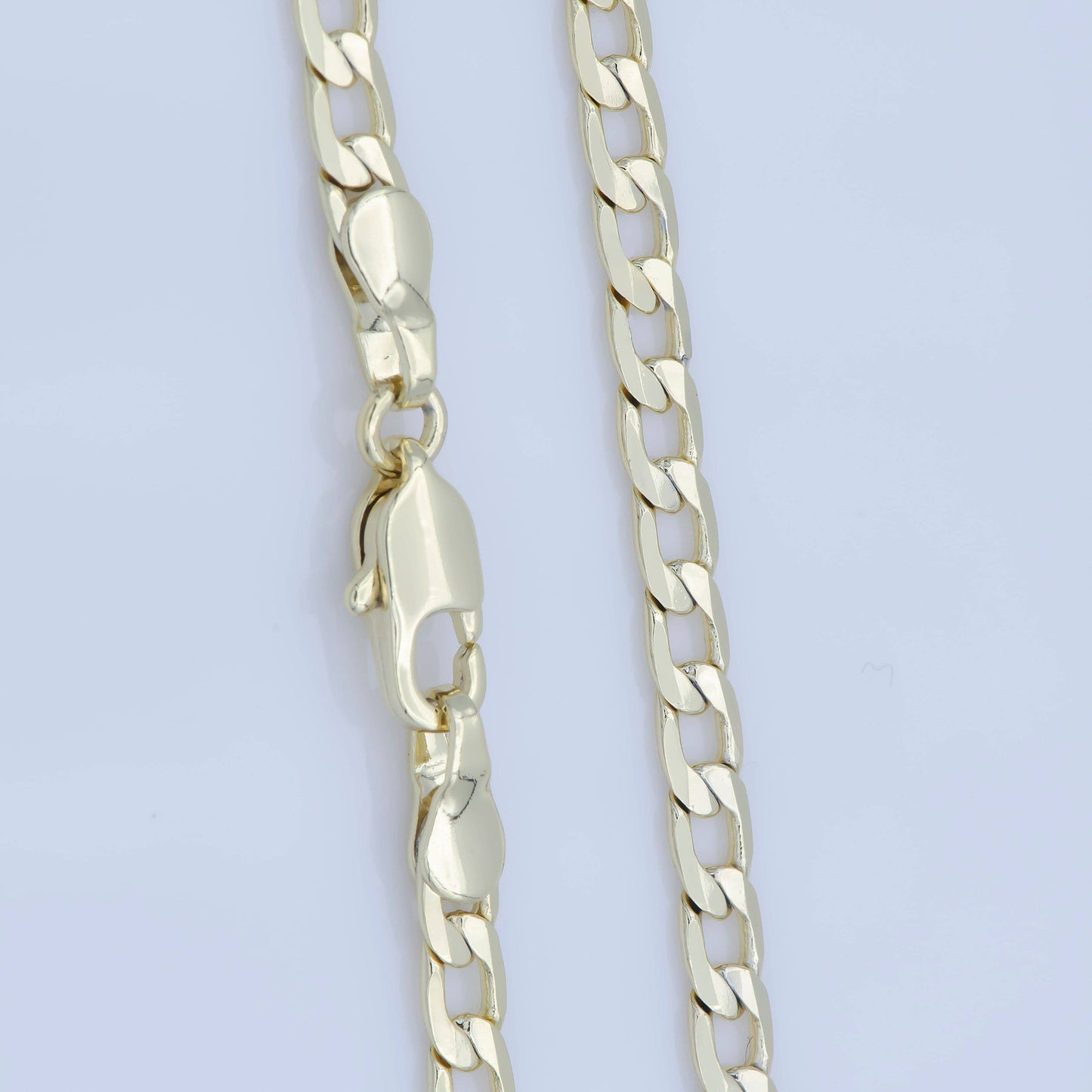 Gold Filled 3.2mm Curb Chain Necklace - 18"