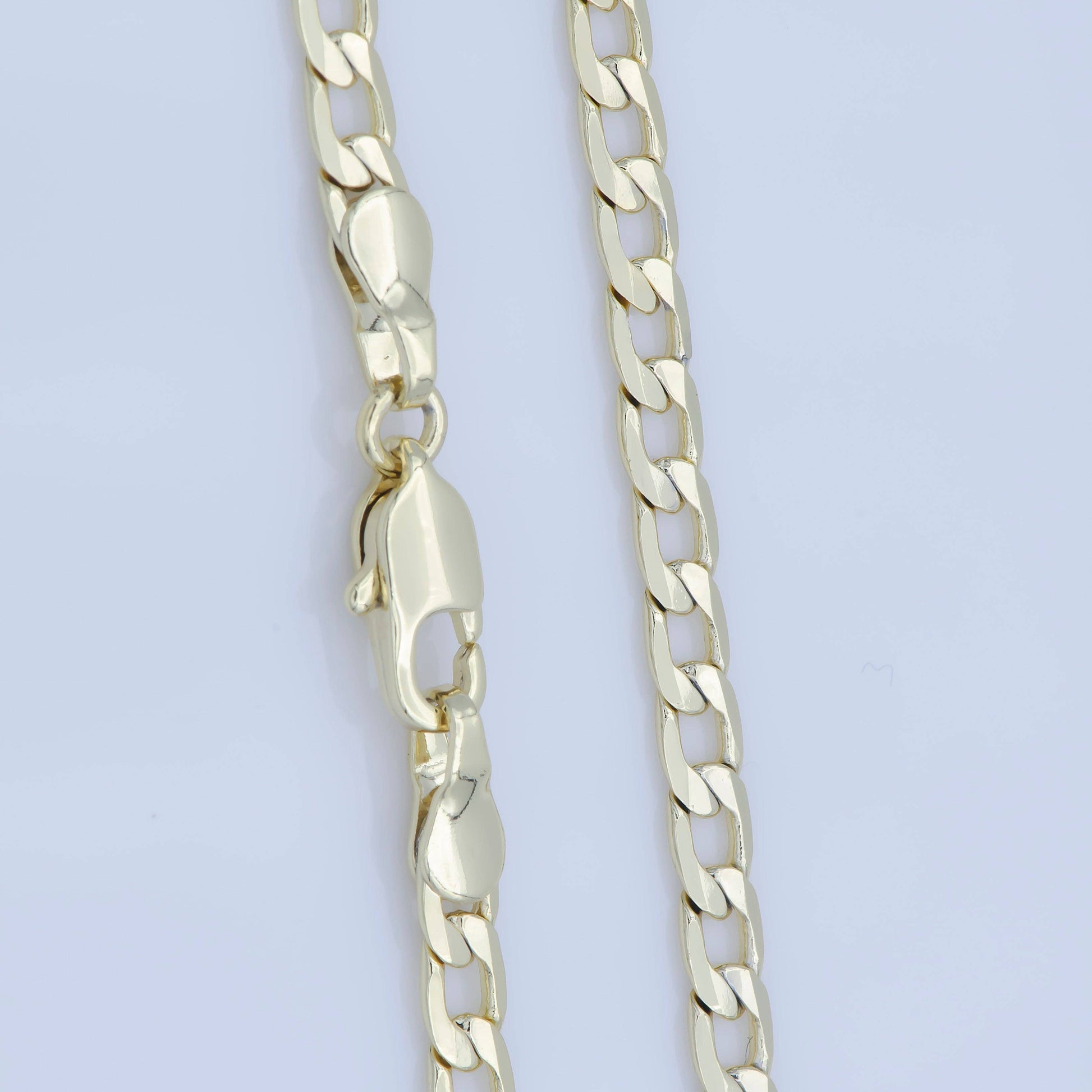 Gold Filled 3.2mm Curb Chain Necklace - 18"