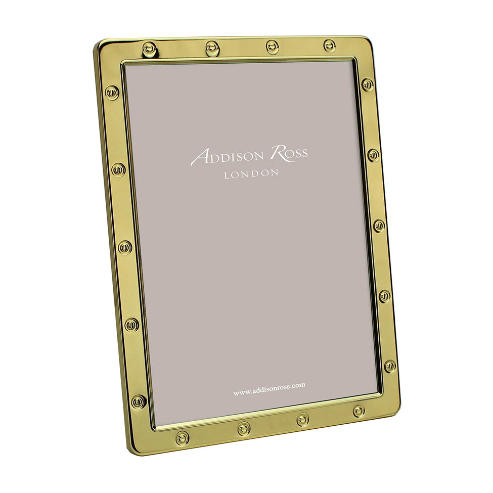 5x7 Gold Plate Locket Picture Frame