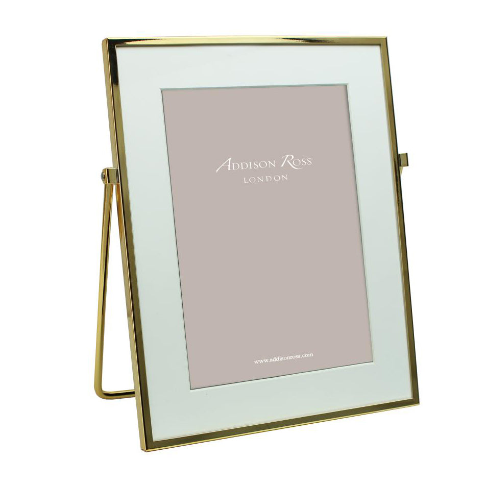 5x7 Gold Easel Leg Picture Frame