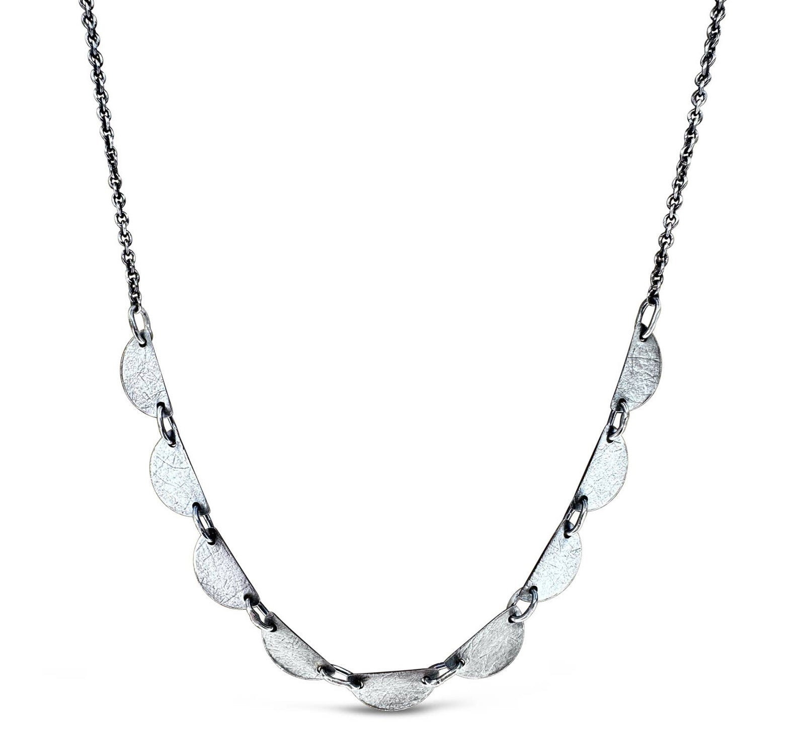 Mixed Metal ‘Petite Hemi’ Reversible Necklace