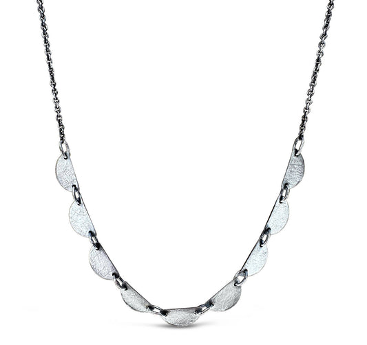 Mixed Metal ‘Petite Hemi’ Reversible Necklace