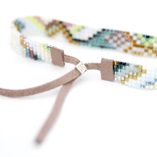 Agate Handwoven Beaded Bracelet