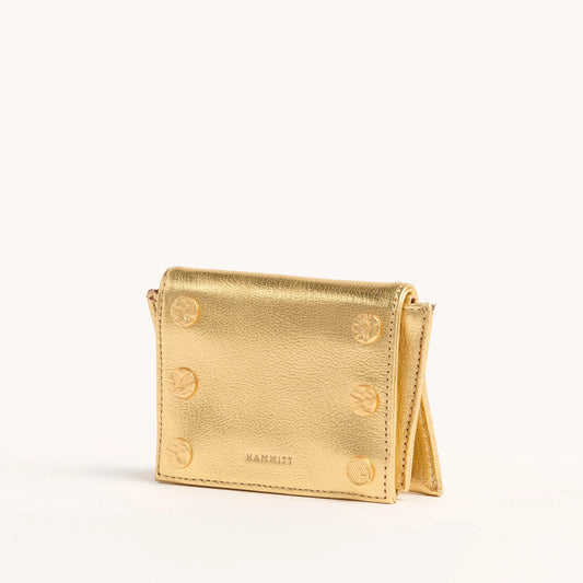 Hammitt Allen Wallet - LIMITED EDITION Gala Gold/Brushed Gold Hammered