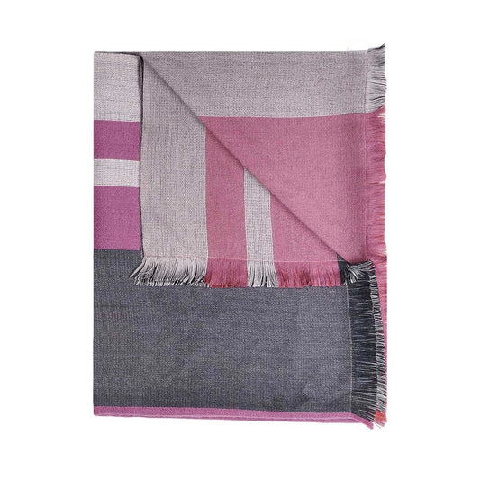 Alpaca Reversible Throw - Sangria