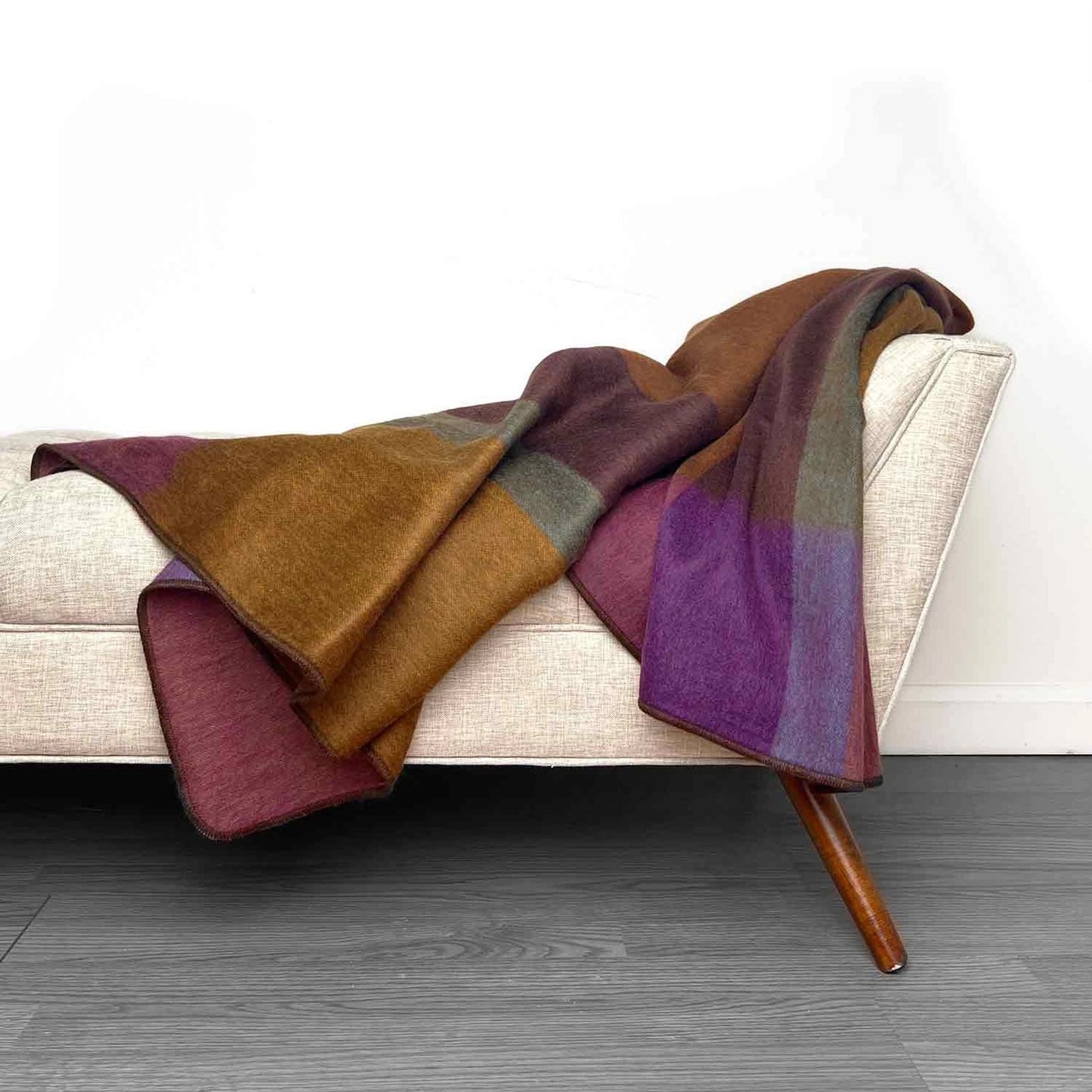 Alpaca Blend Geometric Throw Blanket - Kaleidoscope