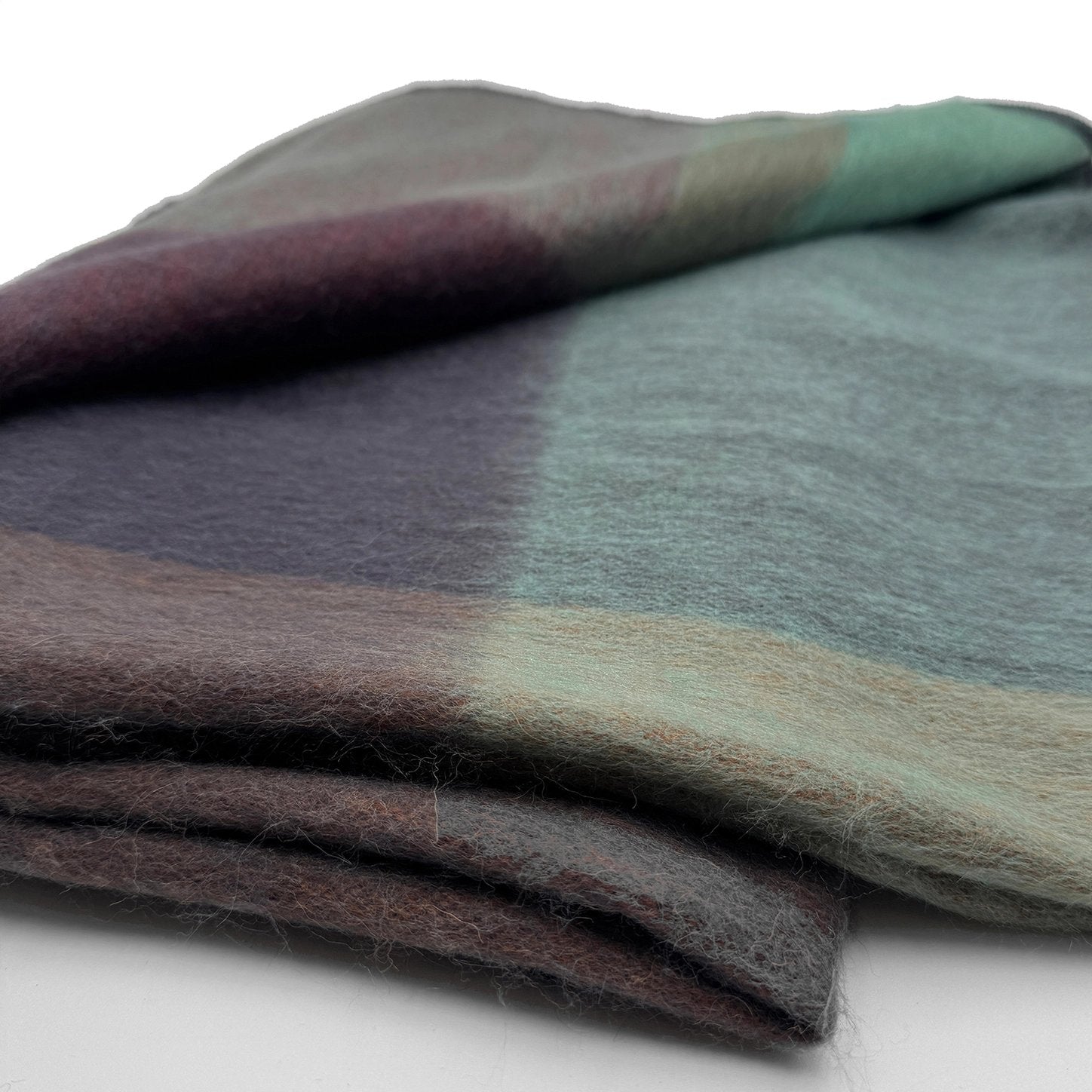 Alpaca Blend Geometric Throw Blanket - Twilight