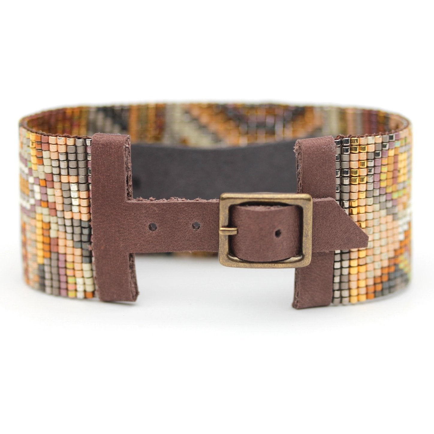 Alta Handwoven Beaded Cuff Bracelet