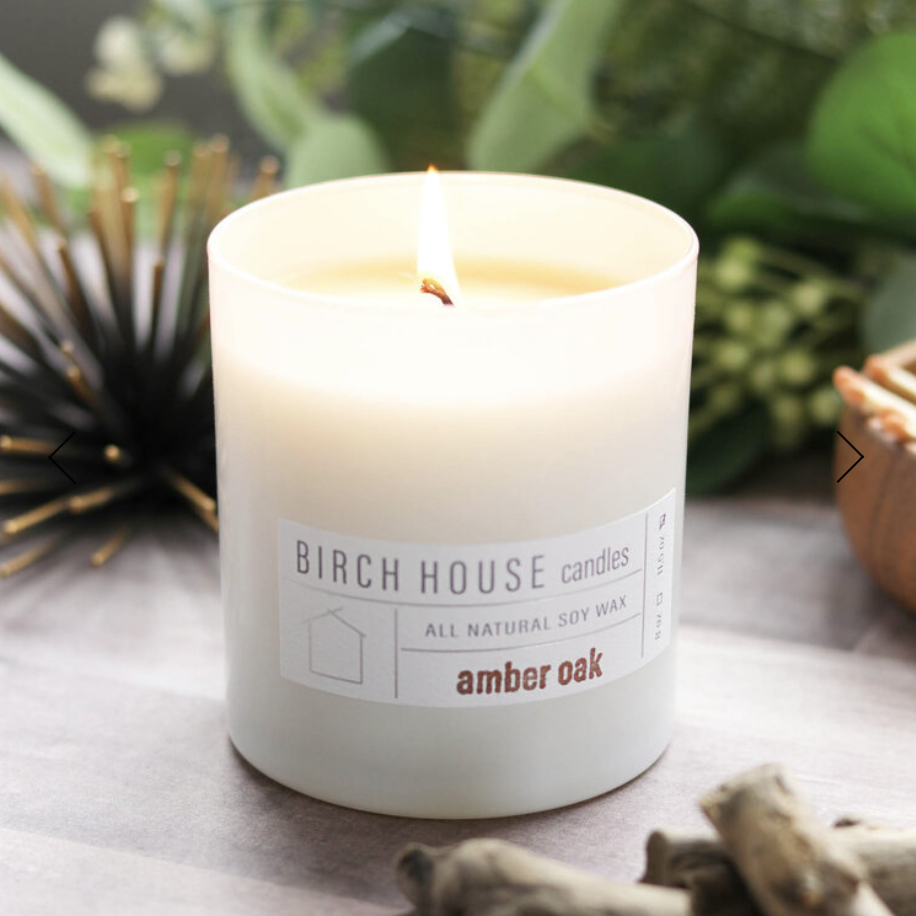 Amber Oak Soy Wax Candle