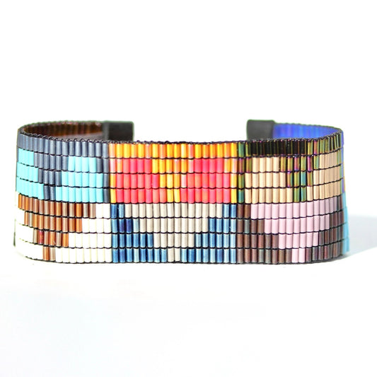 Amor Handwoven Beaded Bracelet
