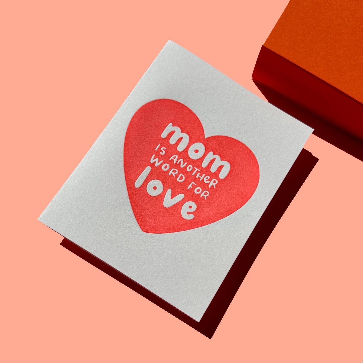 Another Word For Love - Letterpress Mother's Day Card