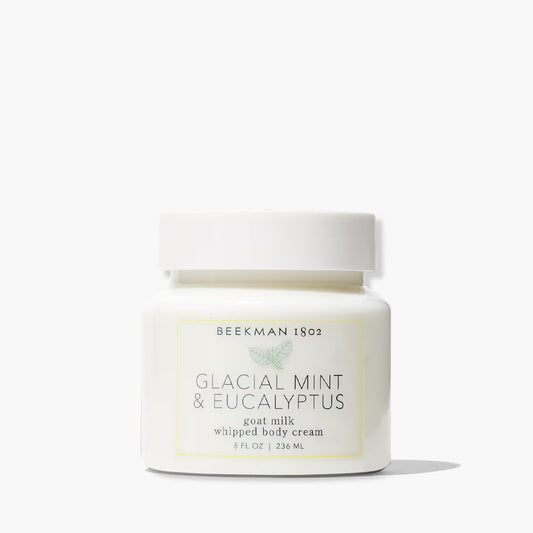 Goat Milk Whipped Body Cream - Glacial Mint & Eucalyptus
