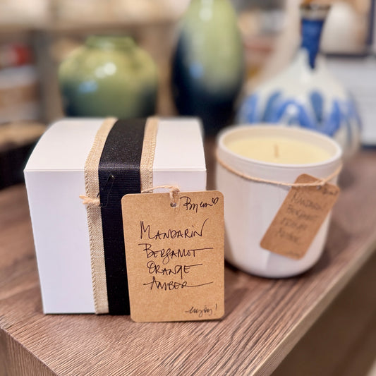 Coconut Blend Wax Candle - Mandarin | Bergamot | Orange | Amber