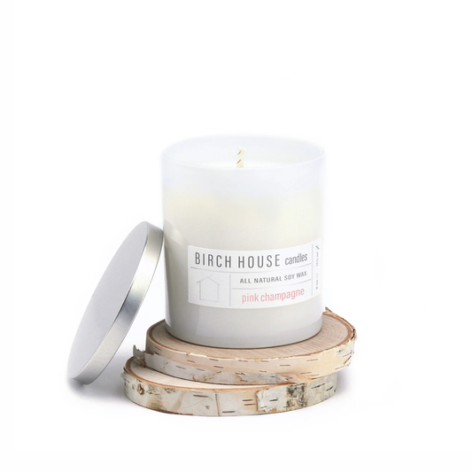 Pink Champagne Soy Wax Candle