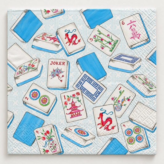 Mahjong Paper Cocktail Napkins
