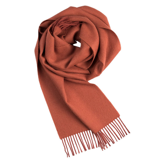 Baby Alpaca Solid Scarf - Crimson