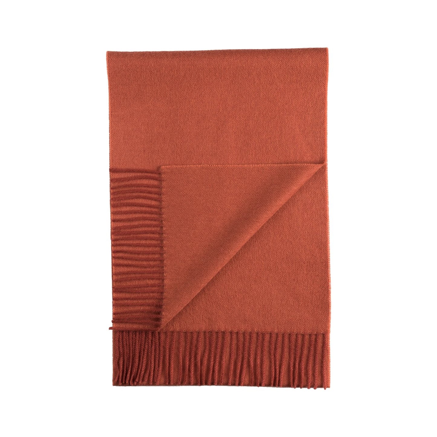 Baby Alpaca Solid Scarf - Crimson