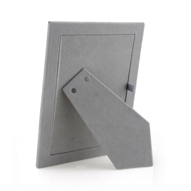 5x7 Faux Guinea Fowl Feather Silver Picture Frame