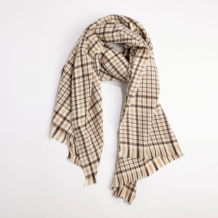 Plaid 'Beech' Scarf (select color)