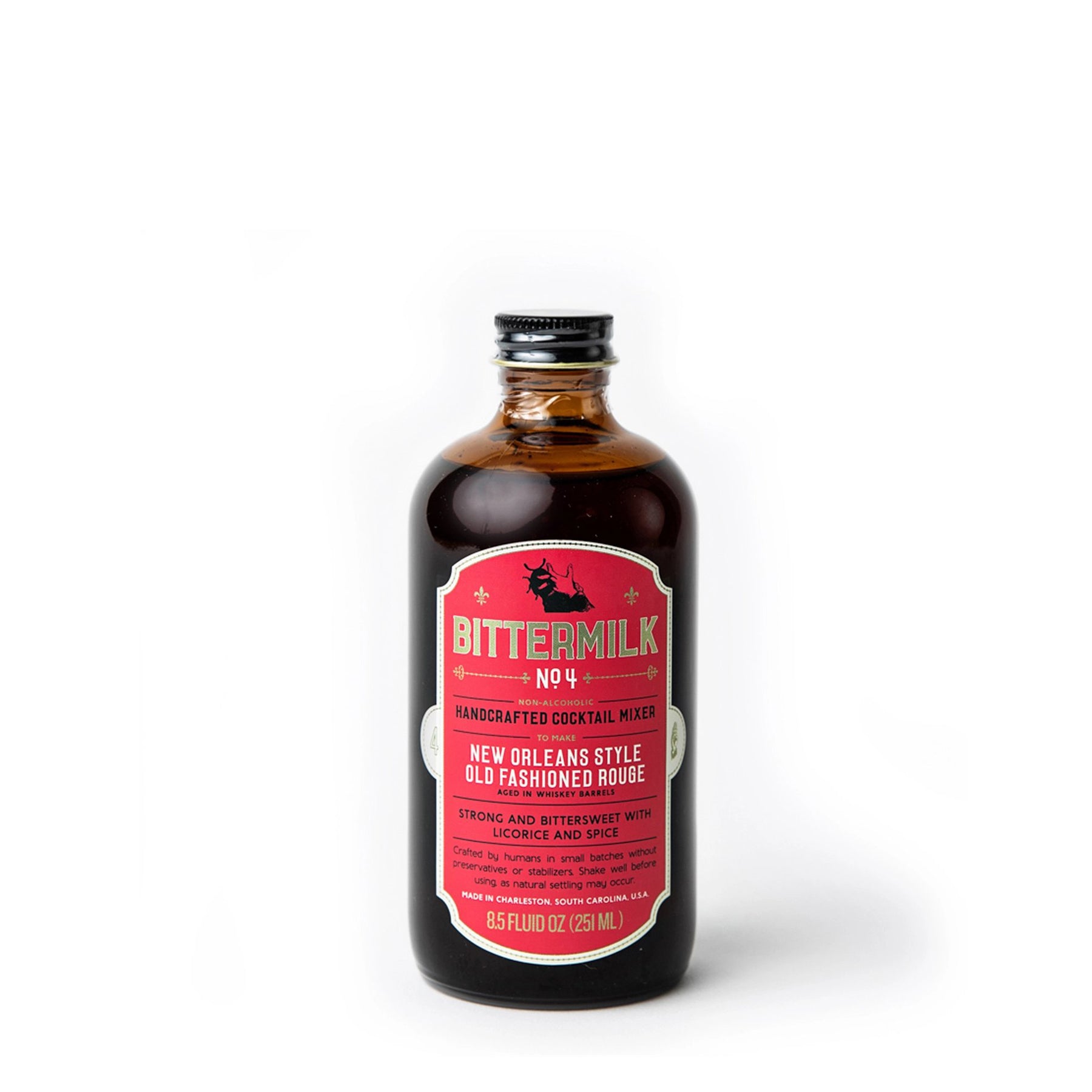 Bittermilk No. 4 - New Orleans Style Old Fashioned Rouge Cocktail Mixer