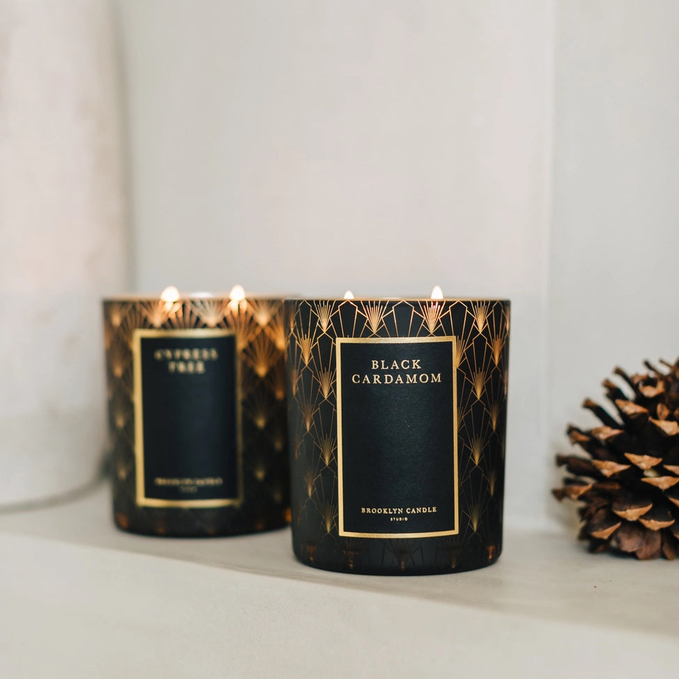 Black Tie Holiday Collection Soy Wax Candle - Black Cardamom