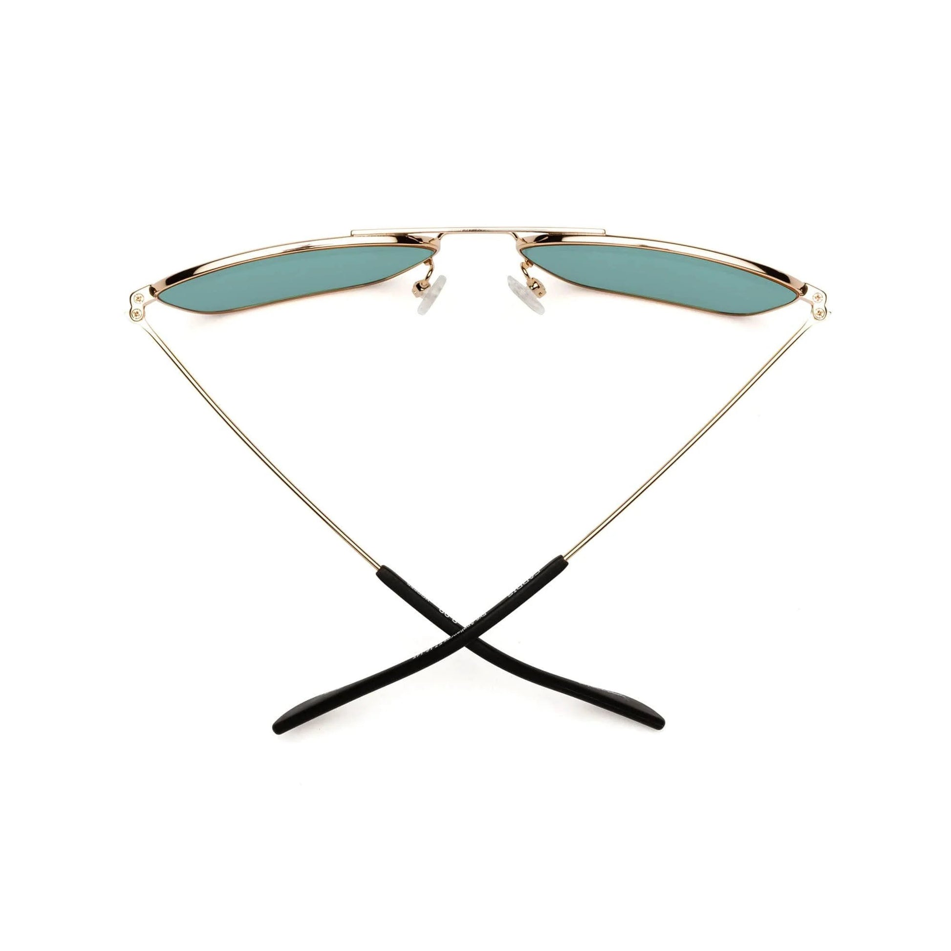 Hooper Sunglasses - Polished Gold / Zeiss Lightpro Green