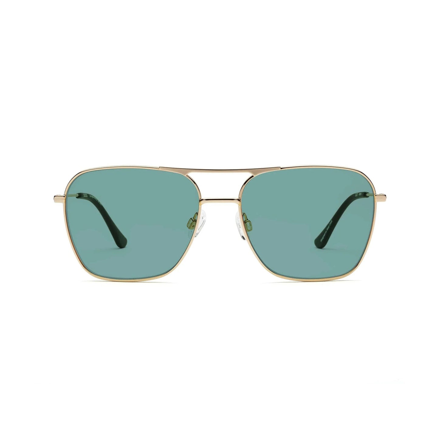 Hooper Sunglasses - Polished Gold / Zeiss Lightpro Green